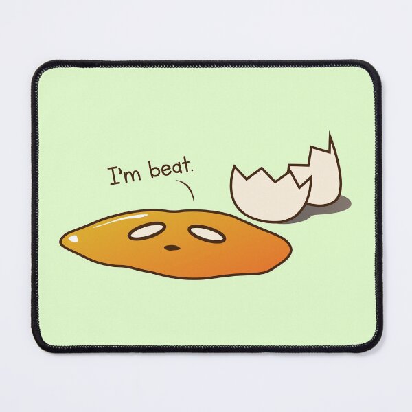 Item preview, I'm beat. - Egg Funny Illustration Meme Digital Art designed and sold by TWOdesign2.
