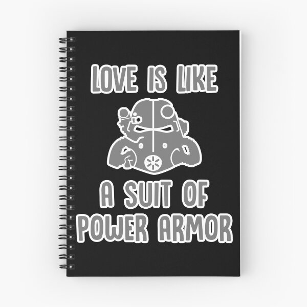 Item preview, Love Is Like A Suit Of Power Armor designed and sold by MKDeltaDesigns.