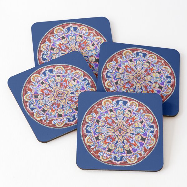 Item preview, Hand drawn mandala, vibrant designed and sold by mandalamundo.
