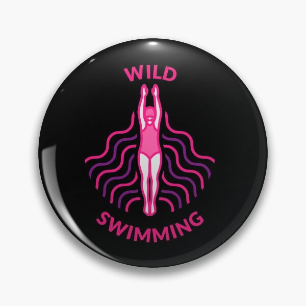 Item preview, Wild Swimming - Pink - Graphic and Text - Wild Swimming Tees designed and sold by WildSwimming.