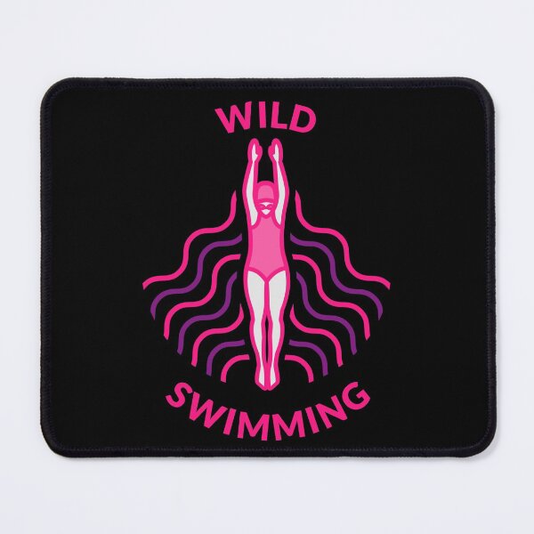 Item preview, Wild Swimming - Pink - Graphic and Text - Wild Swimming Tees designed and sold by WildSwimming.