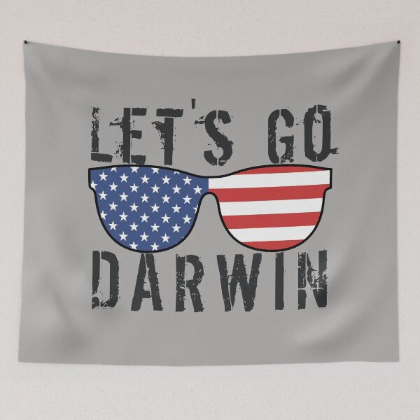 Item preview, Lets Go Darwin With Sunglasses designed and sold by Design-Maniya.