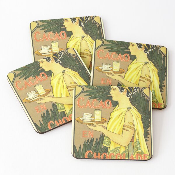 Item preview, Van Houtens Cacao en Chocolade - Vintage Art designed and sold by RickE.