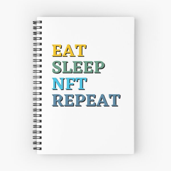Item preview, Eat sleep nft repeat designed and sold by earthlingsmerch.