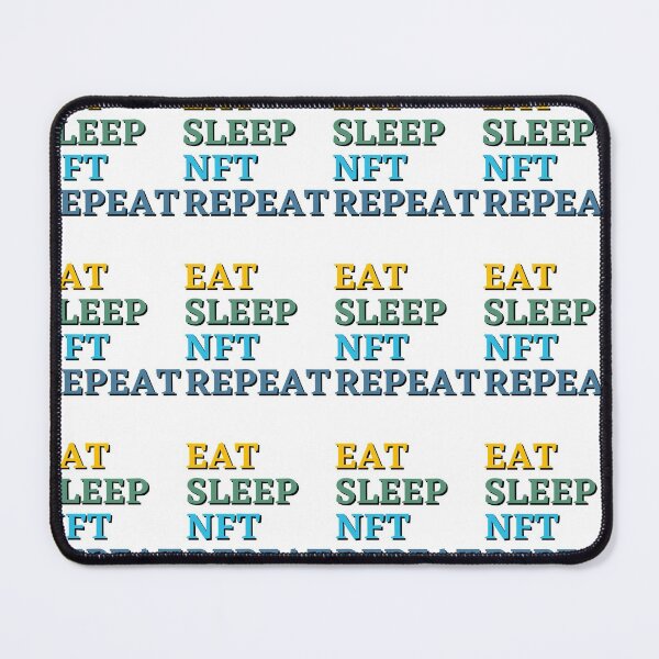 Item preview, Eat sleep nft repeat designed and sold by earthlingsmerch.