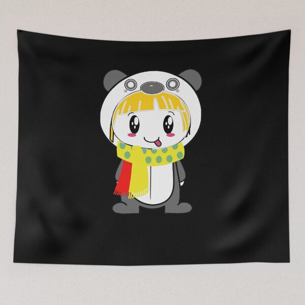 Item preview, Cute Girl and Panda designed and sold by YARA TS.