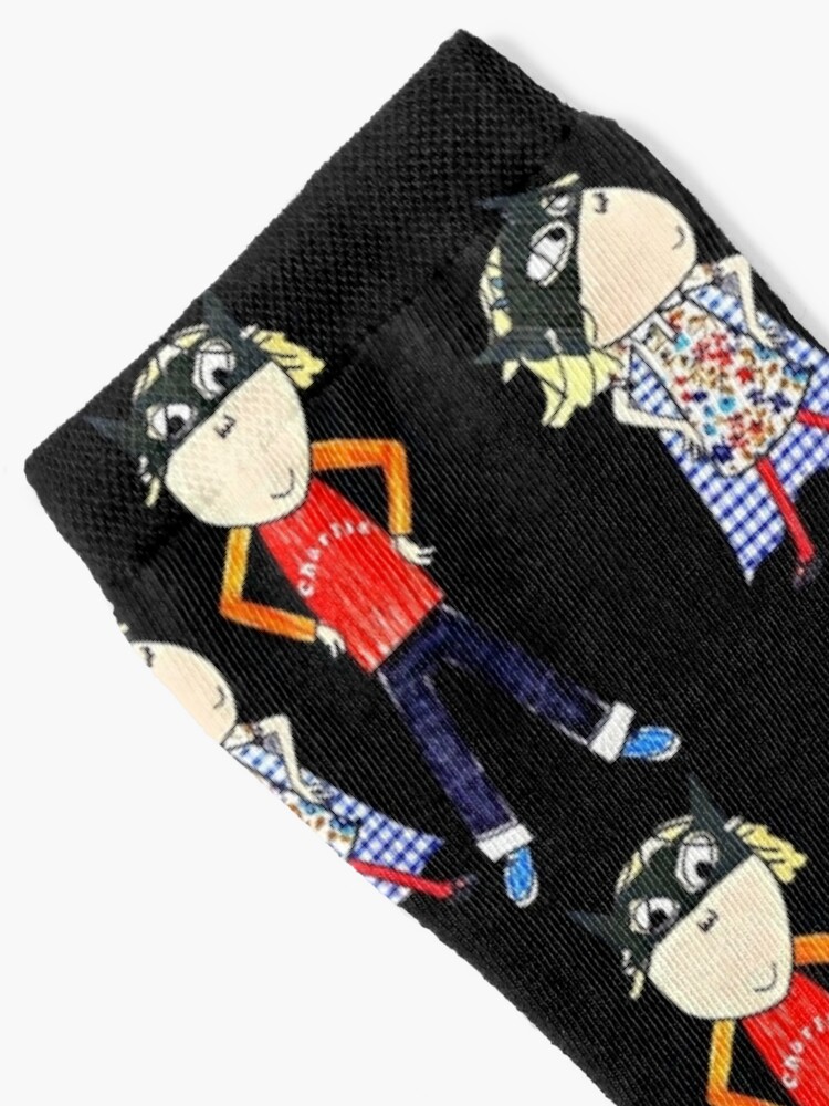 Charlie and lola Socks for Sale by shining-art