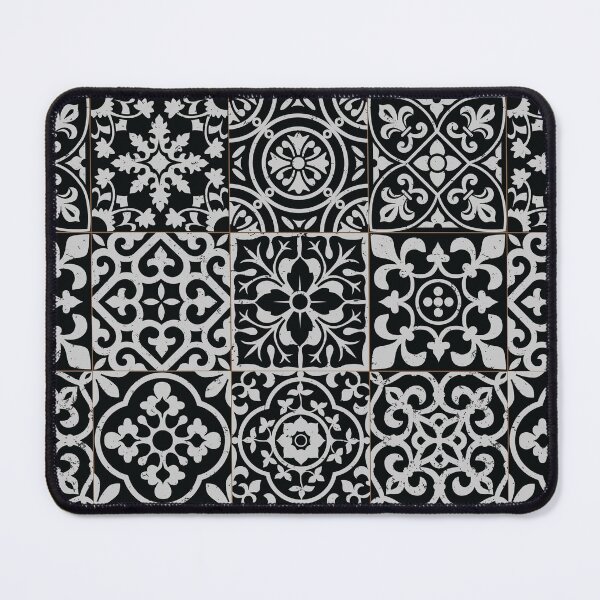 Item preview, Vintage black and white tiles composite designed and sold by arkantus.