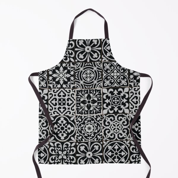 Item preview, Vintage black and white tiles composite designed and sold by arkantus.