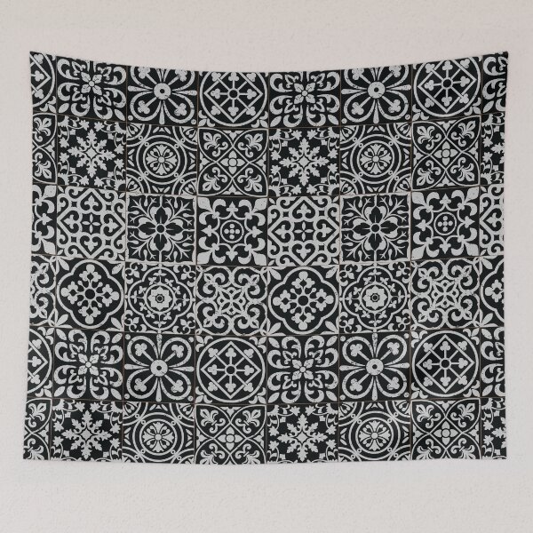 Item preview, Vintage black and white tiles composite designed and sold by arkantus.