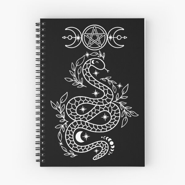 Item preview, Celestial Snake, Mystical Lunar Snake, Celestial Mystical Floral Moon Snake designed and sold by Airmilly Store.