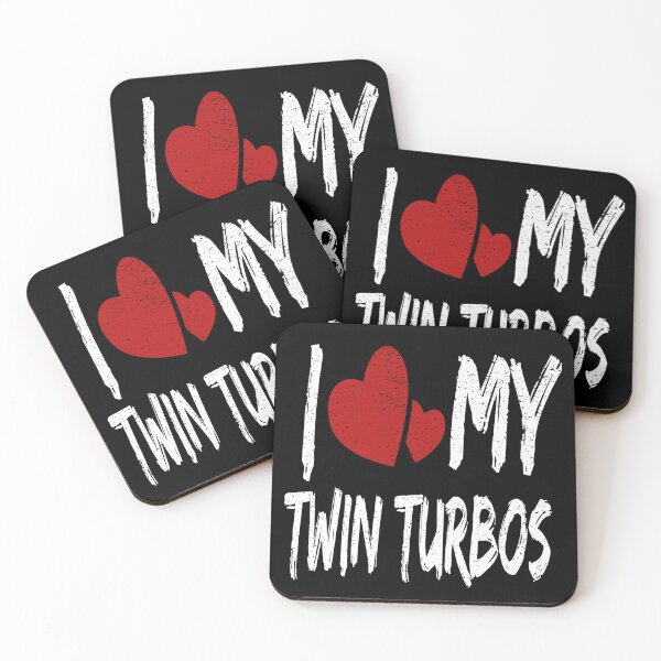 Item preview, I Love My Twin Turbos Heart Turbo Boost Racer Racing Boosted designed and sold by CarantinedChaos.