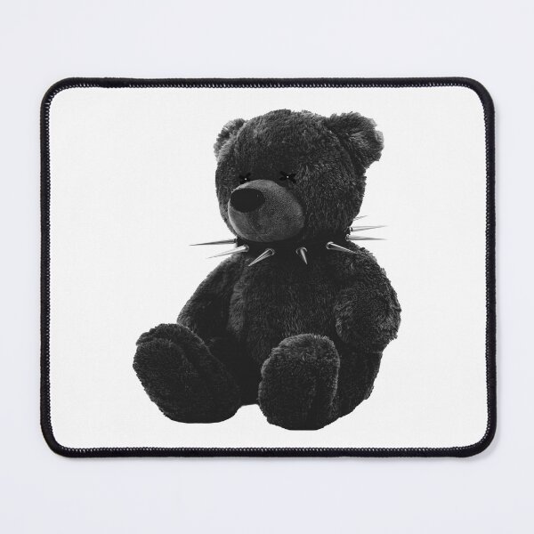 Item preview, Goth Teddy Bear wearing Spiked Collar - Aesthetic Horror Streetstyle Badass Bear designed and sold by andrei49387.