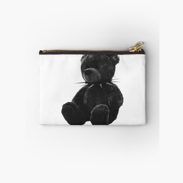 Item preview, Goth Teddy Bear wearing Spiked Collar - Aesthetic Horror Streetstyle Badass Bear designed and sold by andrei49387.
