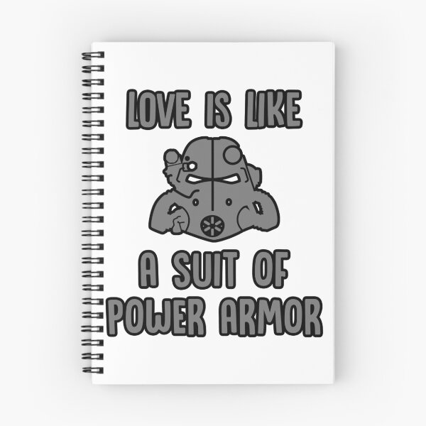 Item preview, Love Is Like A Suit Of Power Armor designed and sold by MKDeltaDesigns.