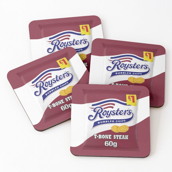Item preview, Roysters T-Bone Steak Crisps designed and sold by ItsDarkInThere.