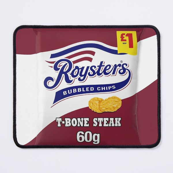 Item preview, Roysters T-Bone Steak Crisps designed and sold by ItsDarkInThere.