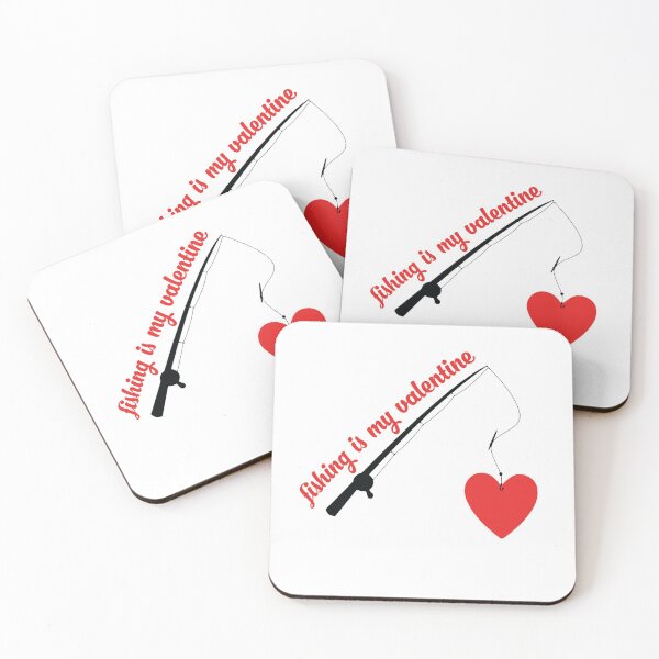 Item preview, Happy Valentines Day  for Fishermen designed and sold by Danalight.