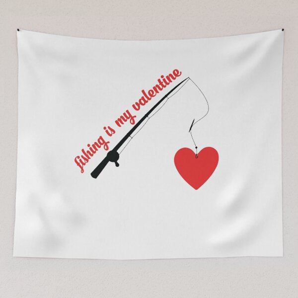 Item preview, Happy Valentines Day  for Fishermen designed and sold by Danalight.
