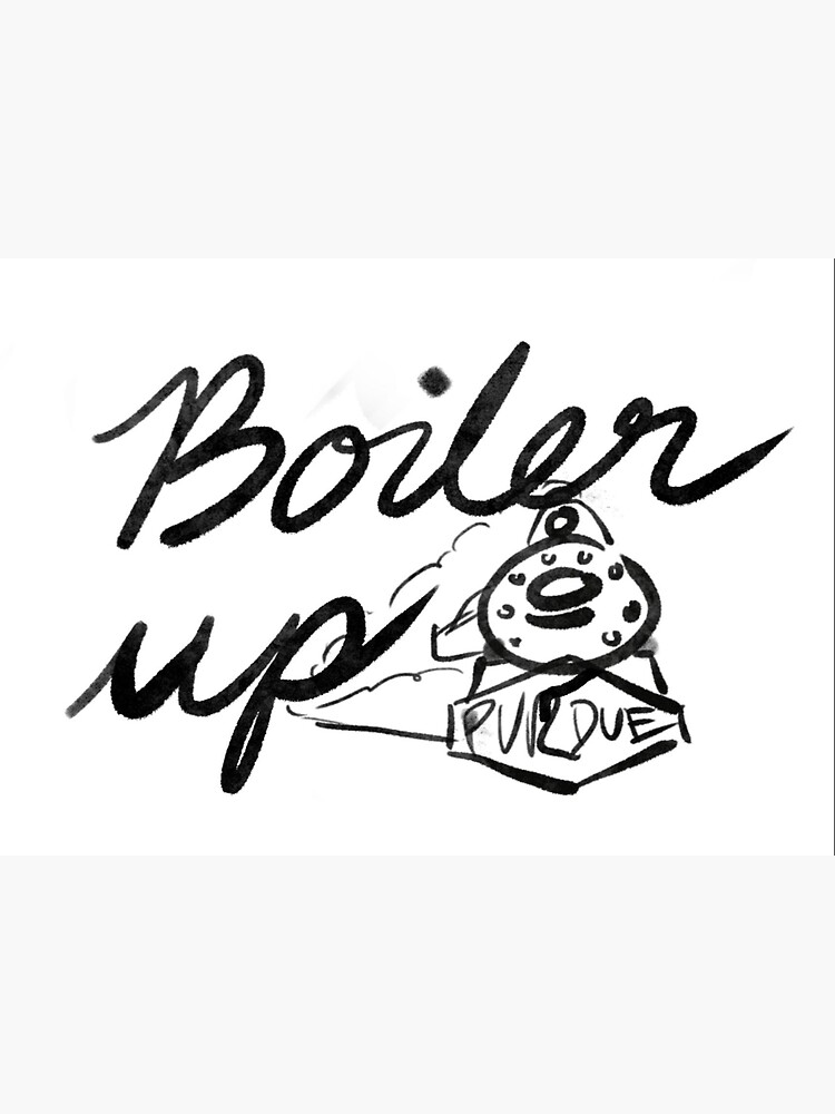 "Boiler Up!" Sticker for Sale by lzerla Redbubble