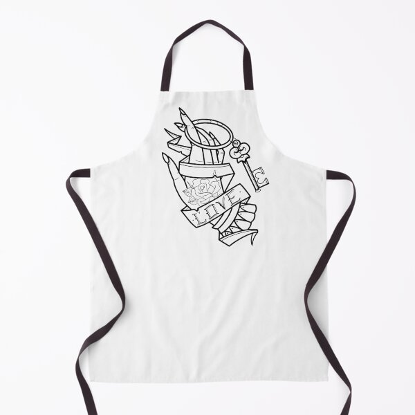 Item preview, Love is the Key Hand Tattoo Style in Black designed and sold by Thingamabobbidi.