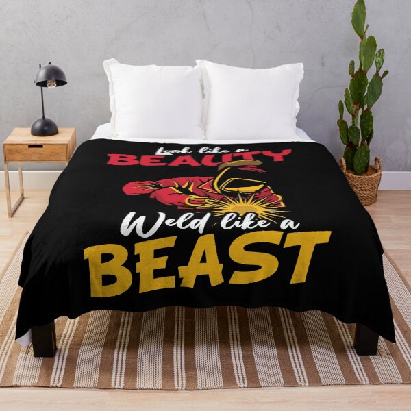 Item preview, Look Like a Beauty Weld Like a Beast - Trendy Welding Is Like Sewing With Fire Design Gift Idea For Welders designed and sold by Prince - Bestseller ★★★★★.