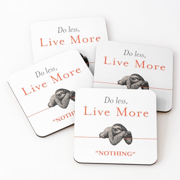 Item preview, Best Koala Wisdom Ever Do less Live More "Nothing" designed and sold by KARDOL.
