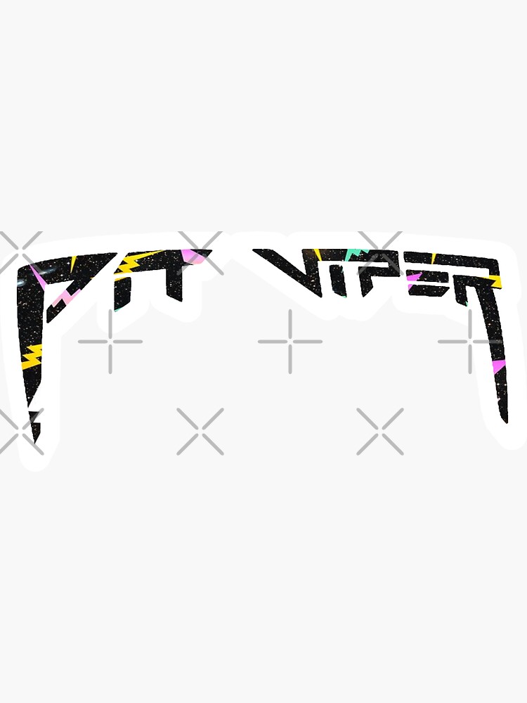 "Pit Viper Sticker / Decal 90s Neon" Sticker for Sale by stickervault