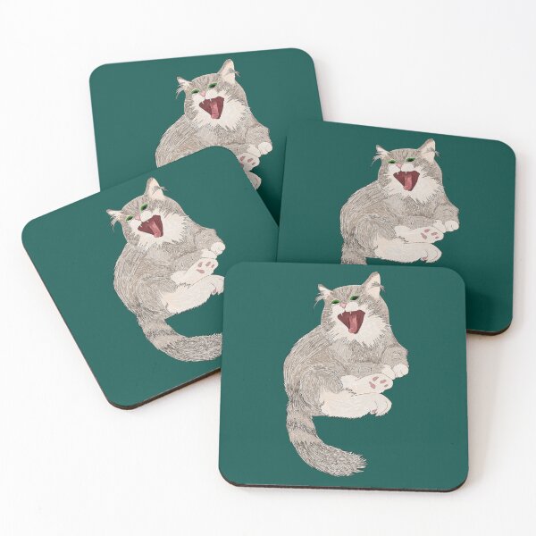 Item preview, Yawning Cat designed and sold by Skye Simpson.