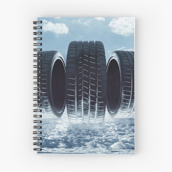 Item preview,  Car tires on a winter road designed and sold by Photo-DesignArt.