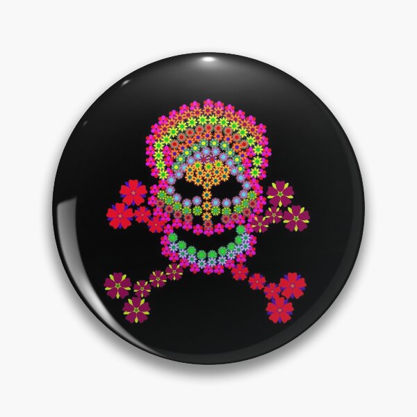 Item preview,  Flower Skull 2 designed and sold by HappyBonez.