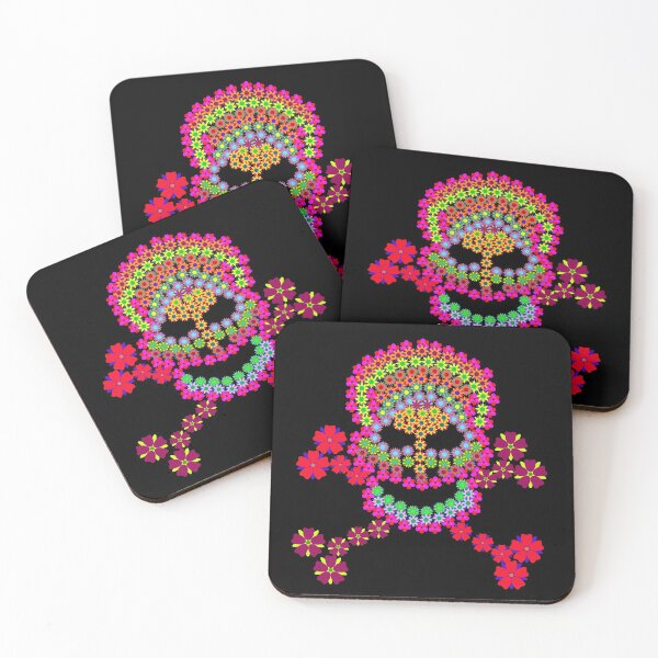 Item preview,  Flower Skull 2 designed and sold by HappyBonez.