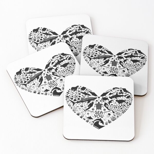 Item preview, Sea You Mermaid Heart designed and sold by Tal Art.