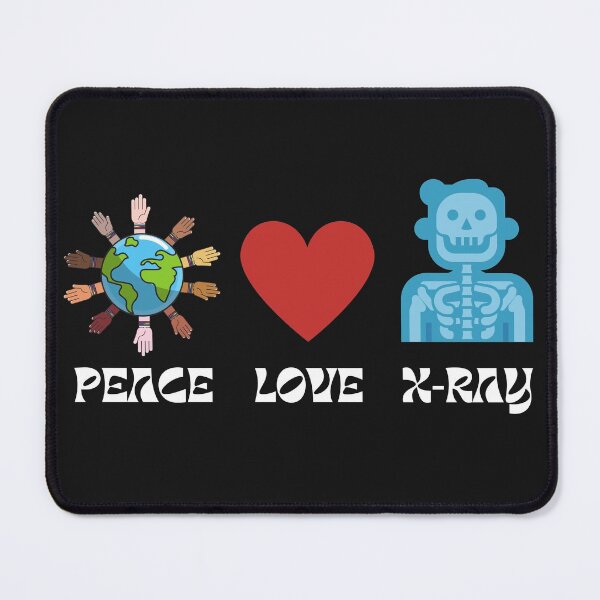 Item preview, Peace Love X-Ray Radiology Tech Gifts For Men Women Rad RTR T-Shirt designed and sold by world-of-things.
