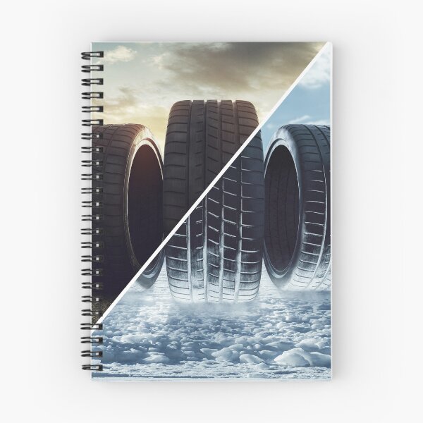 Item preview,   Car tires on a winter road designed and sold by Photo-DesignArt.