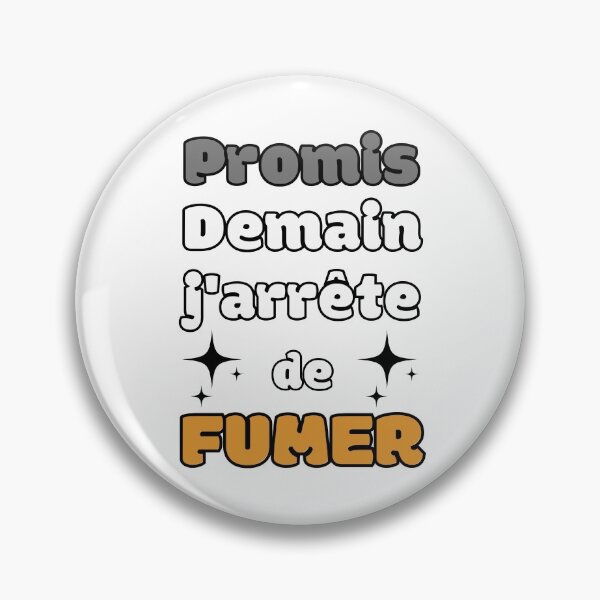 Aperçu de l'œuvre Cadeau Humour Homme Femme arrête de fumer créée et vendue par RomualdGR.