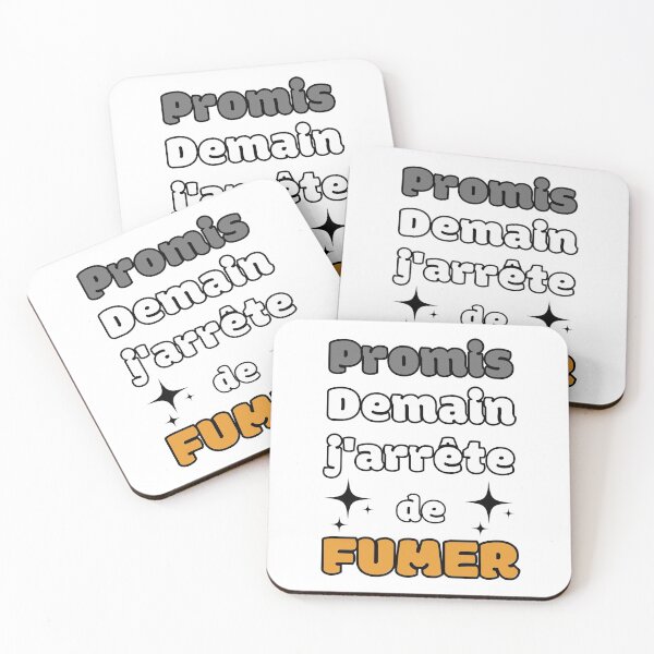Aperçu de l'œuvre Cadeau Humour Homme Femme arrête de fumer créée et vendue par RomualdGR.