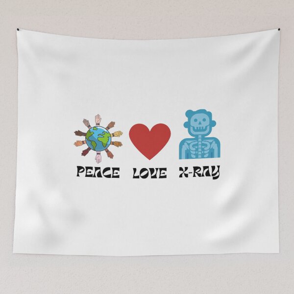 Item preview, Peace Love X-Ray Radiology Tech Gifts For Men Women Rad RTR T-Shirt designed and sold by world-of-things.