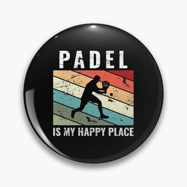Item preview, Padel is my happy place Funny Padel designed and sold by Shirt-Kaiser.