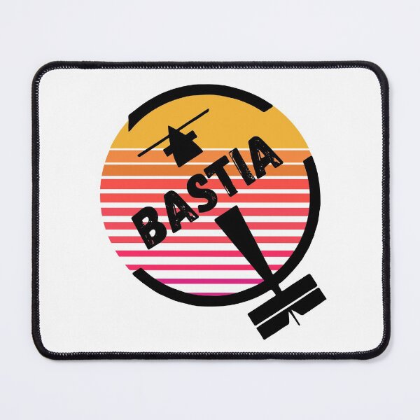 Item preview, Bastia Corsica France - Retro Sunset Vintage Plane Airport Travel Design designed and sold by Vintage-TM.
