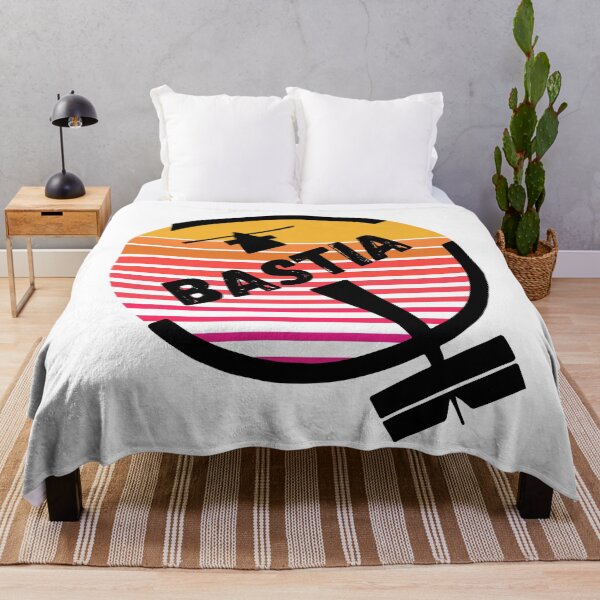 Item preview, Bastia Corsica France - Retro Sunset Vintage Plane Airport Travel Design designed and sold by Vintage-TM.