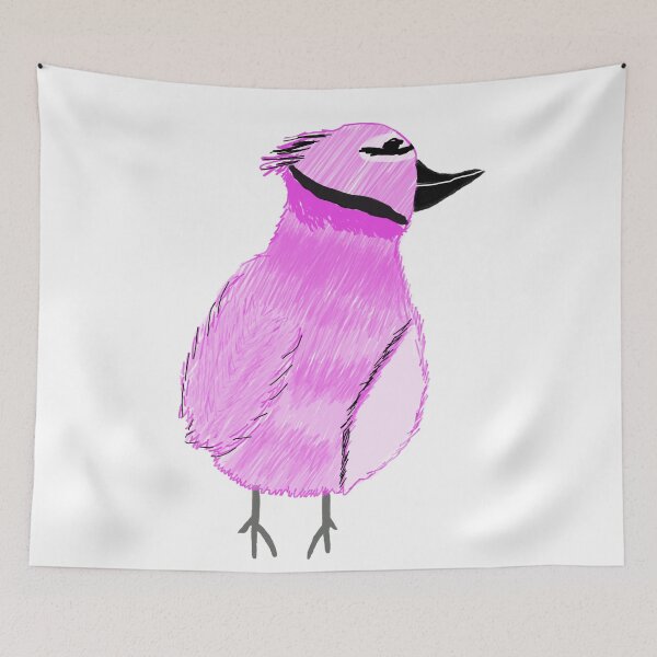 Item preview, Colorful Magenta Bird Ready to Fly | Cute Animal from a Fairytale designed and sold by fairytalearrrt.