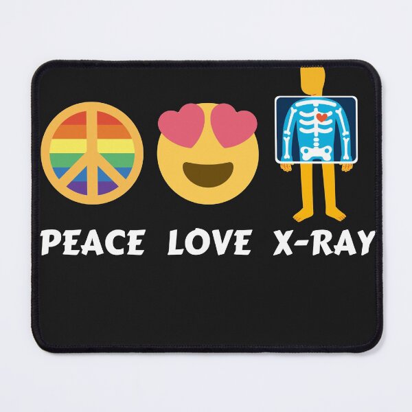 Item preview, Peace Love X-Ray Radiology Tech Gifts For Men Women Rad RTR T-Shirt designed and sold by world-of-things.