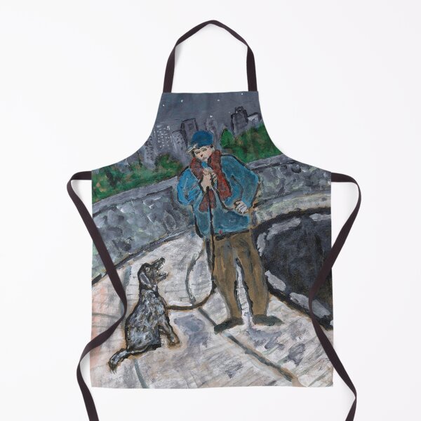 Item preview, man & dog on the street designed and sold by Jay B Campbell.