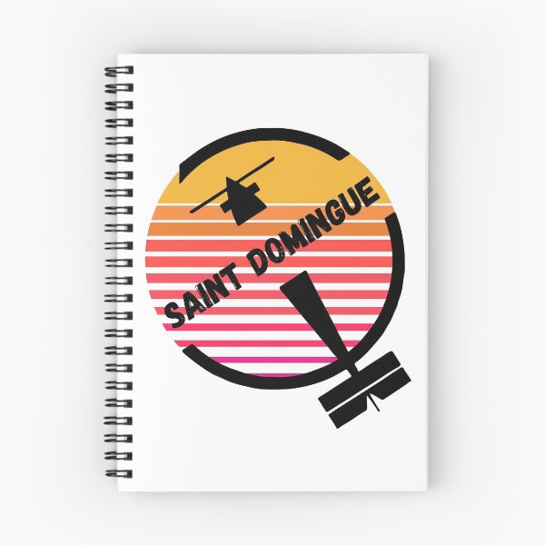 Item preview, Saint Domingue, Dominican Republic - Retro Sunset Vintage Plane Airpot Travel Design designed and sold by Vintage-TM.