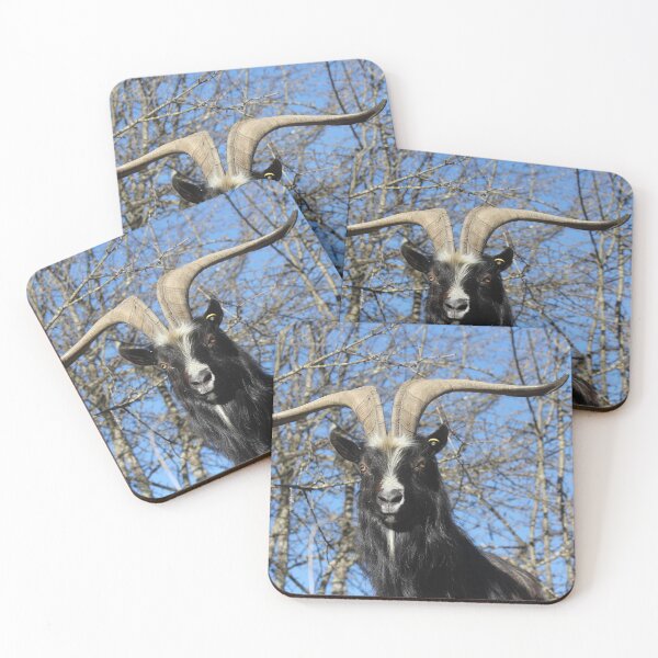 Item preview, Long-horned goat designed and sold by AHELENE.