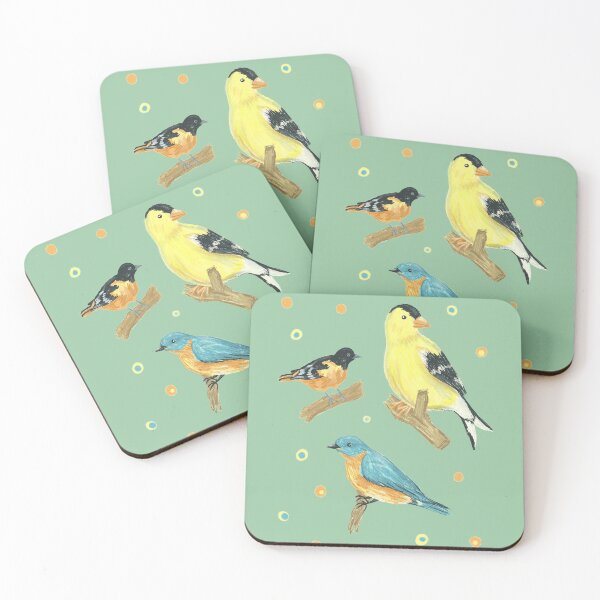 Item preview, Song Bird Trio (Goldfinch, Oriole and Bluebird) designed and sold by waddleworks.