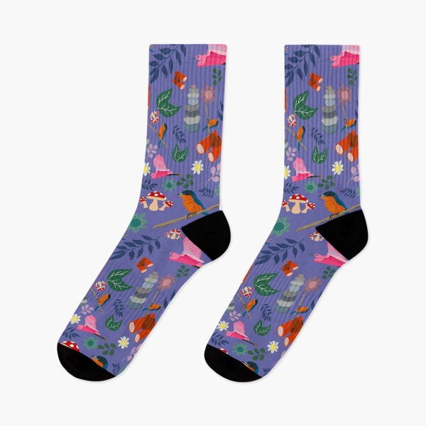 Item preview, Ditsy pattern backyard adventure designed and sold by IDDFAR.