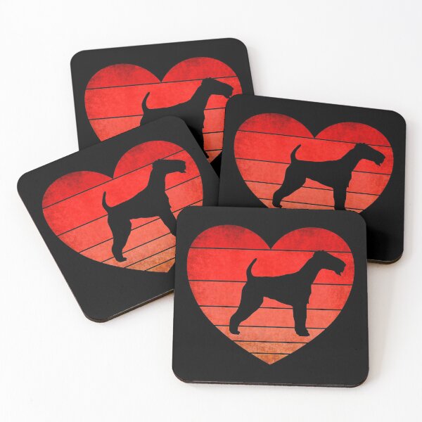 Artikelvorschau, Terrier Valentine, Vintage Heart Sunset entworfen und verkauft von ACC .
