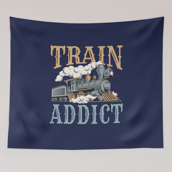Item preview, Train Addict Railroad Hobbyist Enthusiast designed and sold by jaygo.